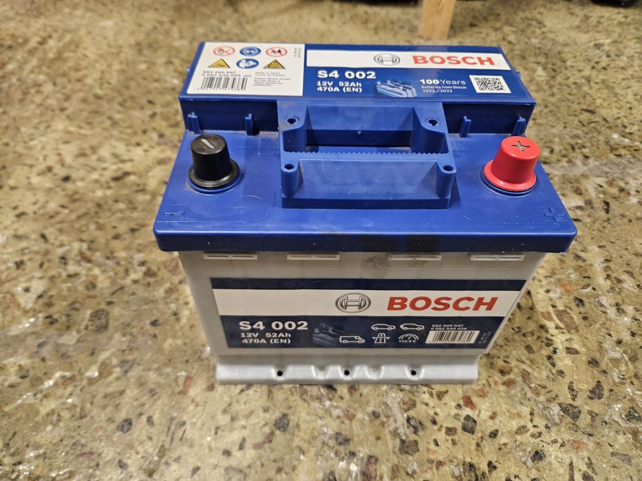 Аккумулятор Bosch s4 002 52ah 470A