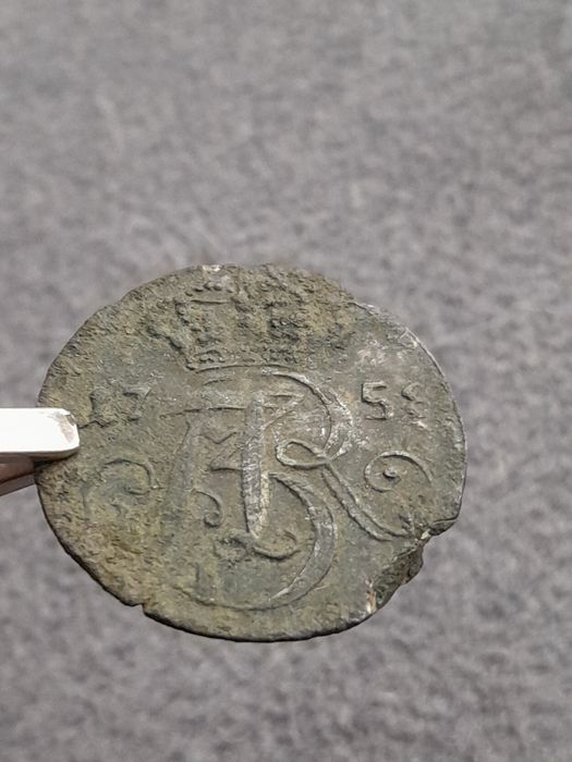 August III Sas. Trojak (3 grosze) 1758 Gdańsk