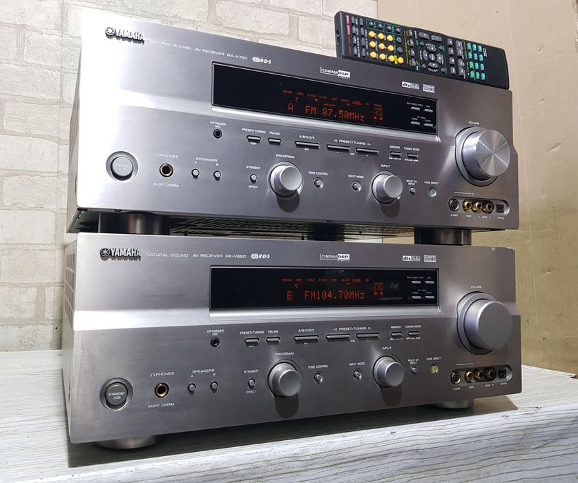 Пульт!7.2AV ресивер Yamaha RX-V650/750  2х145Вт б/у з Німеччини