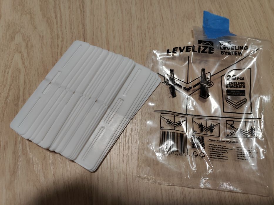 System poziomowania płytek narożnik 20 szt