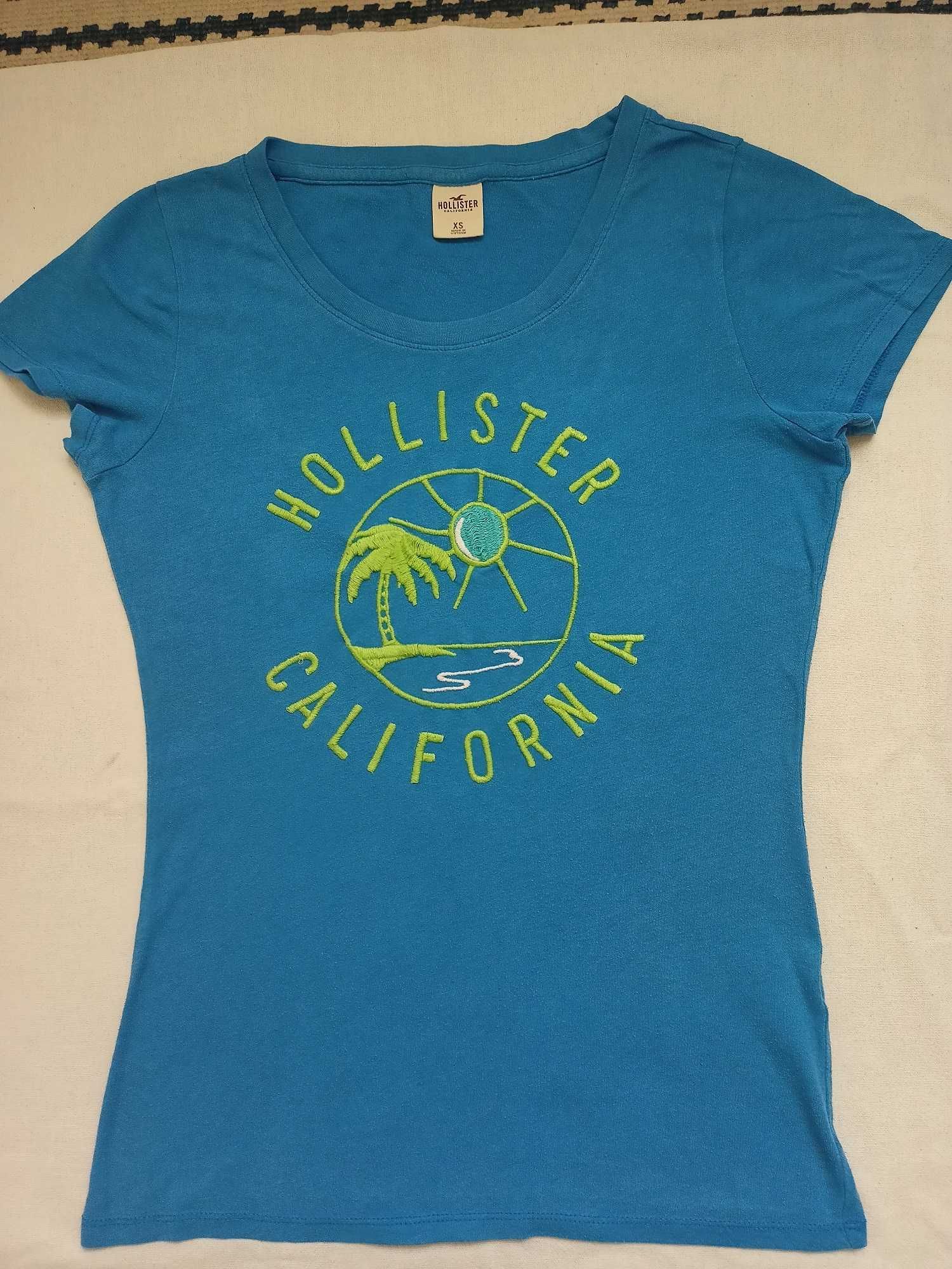 Hollister,  Gilly Hicks  zestaw 5szt t-shirt bluzka damska XS