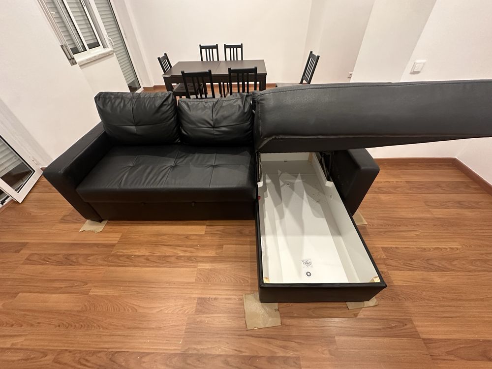 Sofá c/chaise long 3 lugares