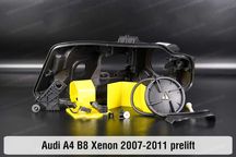 Ремкомплект корпуса стекла фар Audi A4 B8 Ауди 8W A4B8 фара А4В8 А4 В8