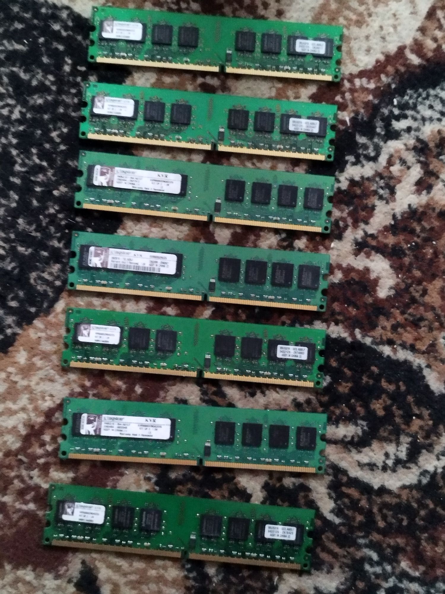 Kości RAM DDR 2 7 sztuk Po 2GB