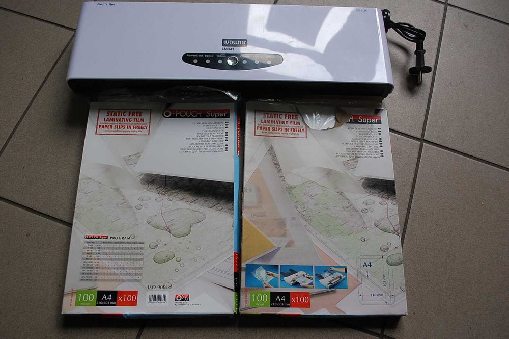 Laminator WALLNER LM341 Szerokość laminacji 330 (A3+) mm