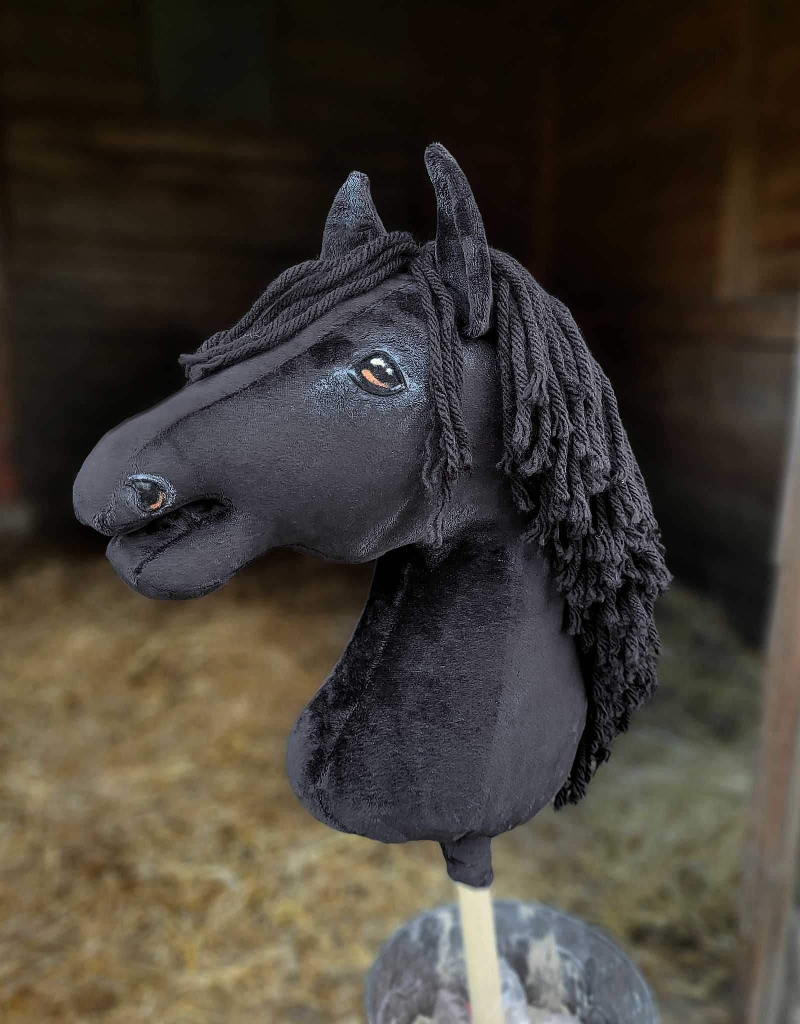 Hobby Horse Duży koń na kiju Premium - kary A3!