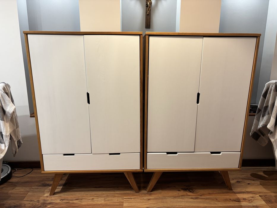 Drewniane Szafki/komody/szafy meble Doktór, kolekcja Malmo