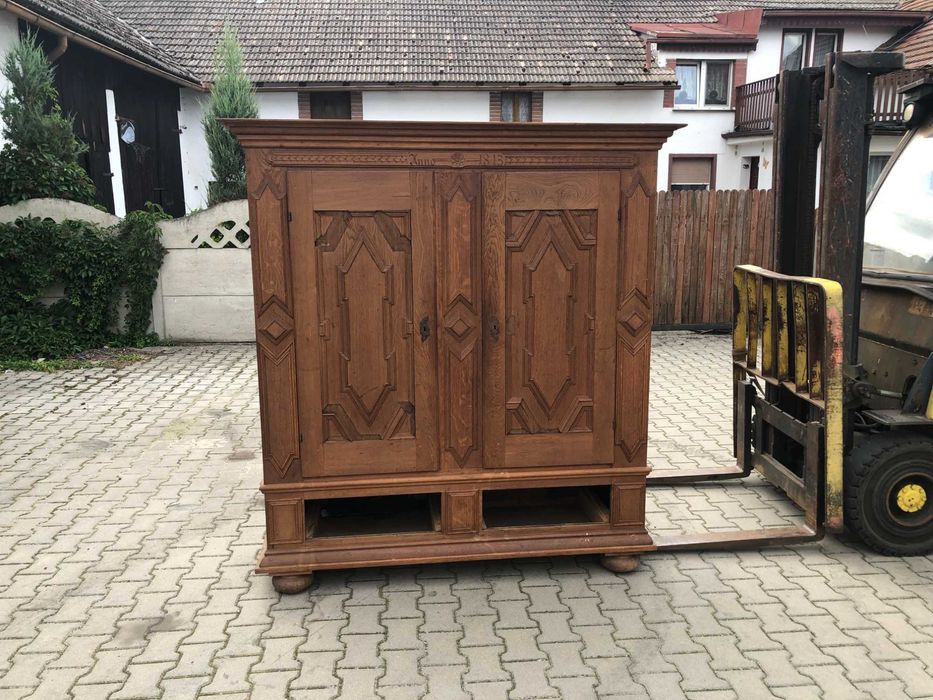 Zabytkowa Dębowa Szafa Stara Komoda z 1813 ROKU
