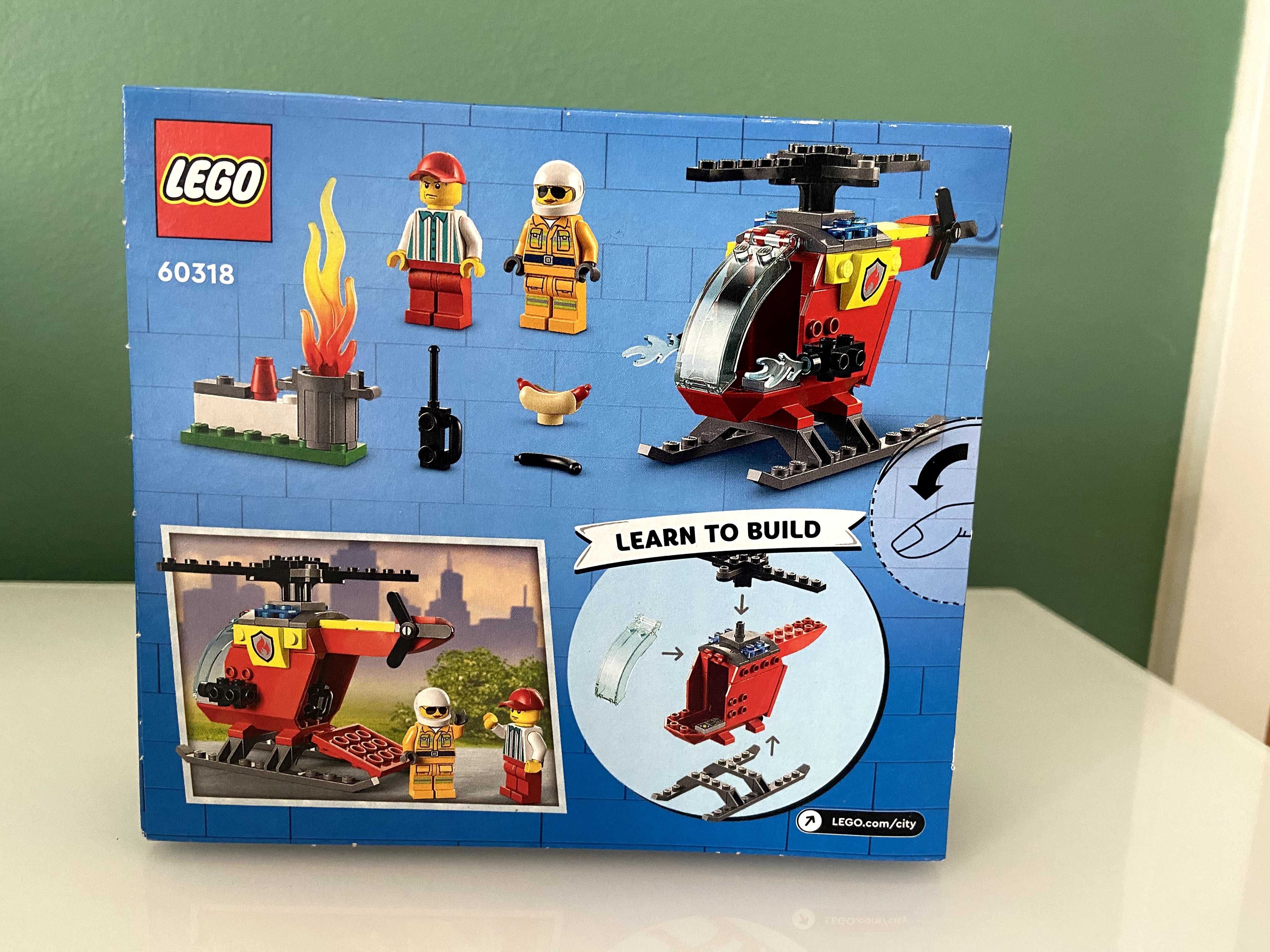 LEGO City 60318 Helicóptero de Combate ao Fogo - Novo