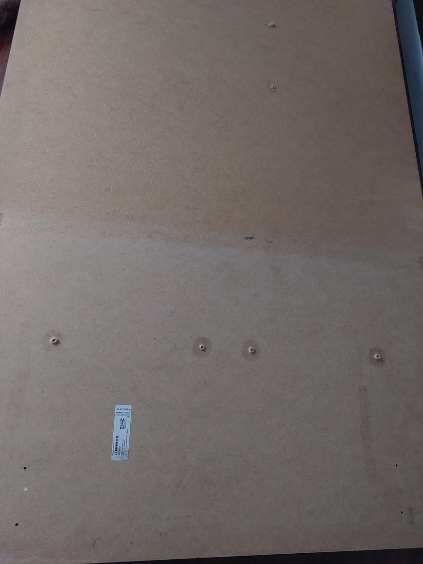 Blat Ikea Linnmon w kolorze czarnobrązowym,