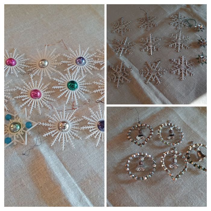 Stare gwiazdki choinkowe PRL mix