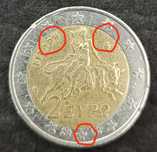 moeda de 2 euros rara para colecionador
