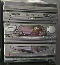 Wieża Philips kasety radio gramofon CD