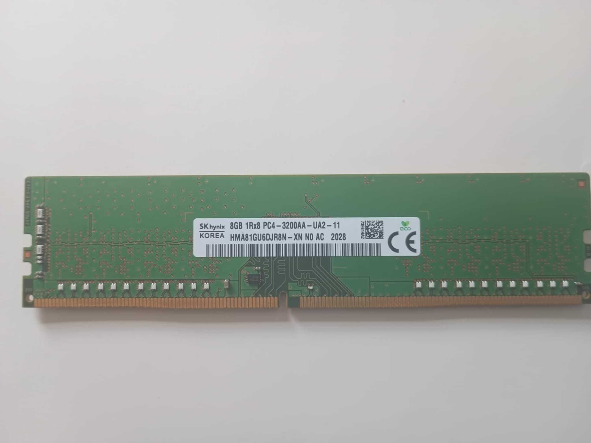 Pamięć RAM DDR4 8GB 3200MHz SK Hynix - Używana, Stan Bardzo Dobry