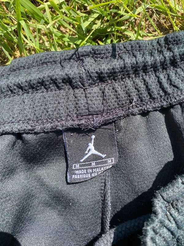 Vintage spodenki Jordan M L czarny shorts basketball black white sport
