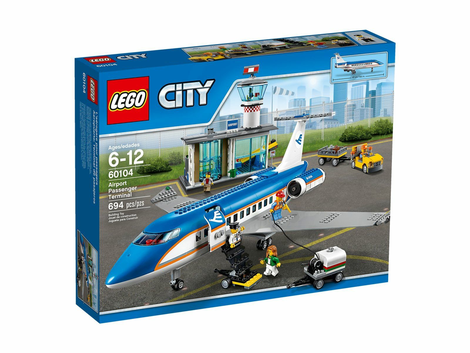 LEGO 60104 City - Samolot i Lotnisko