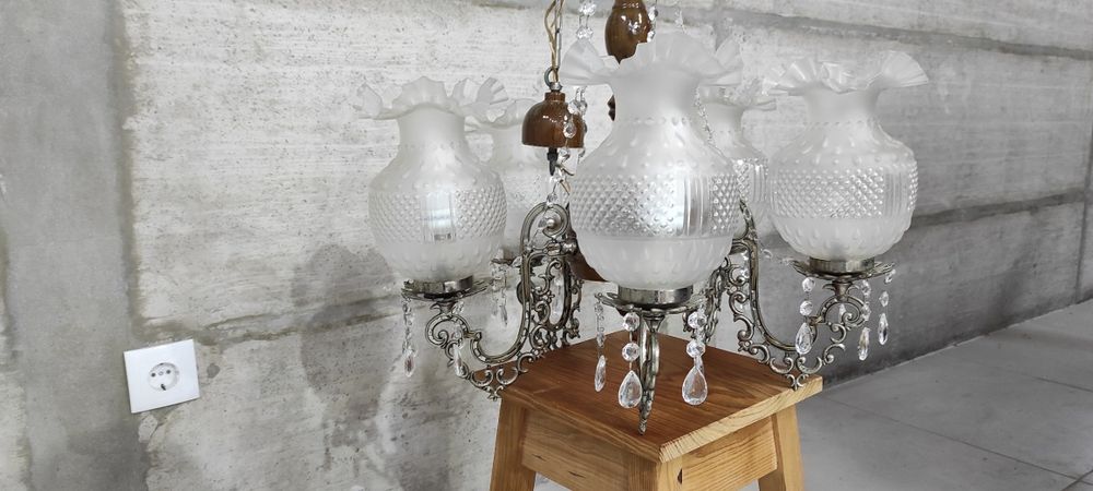 Candeeiro vintage antigo