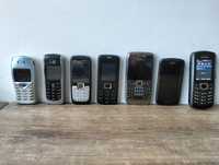 Zestaw retro telefonów Nokia Samsung Sony Ericsson
