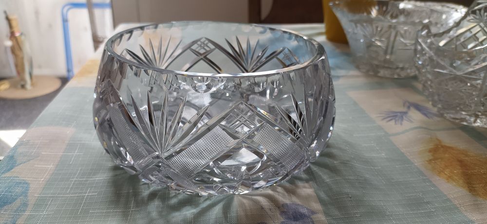 Kryształowa wielką misa