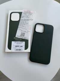 Чохол Apple iPhone 13 Pro Max Leather Case Sequoia Green