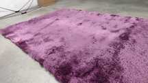 Tapete com pêlo roxo 230 por 160 cm