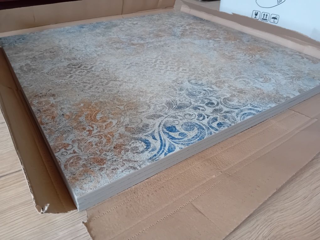 Gres ornamento blue lub bohemy 60x60
