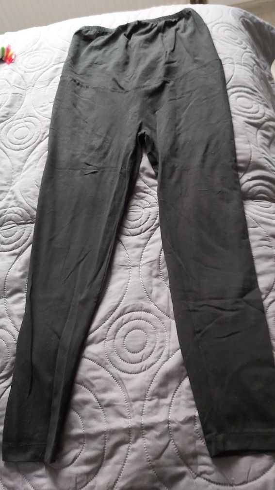 Spodnie ciążowe jeans i getry