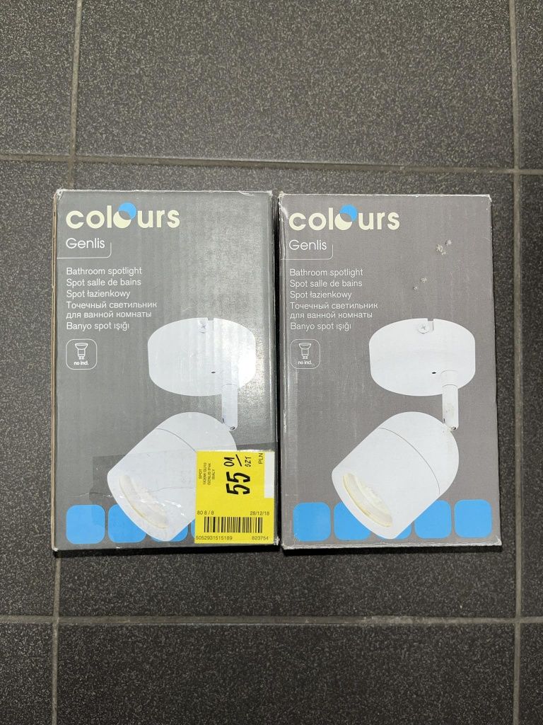 Nowe kinkiet kinkiety colours genlis lampa oświetlenie