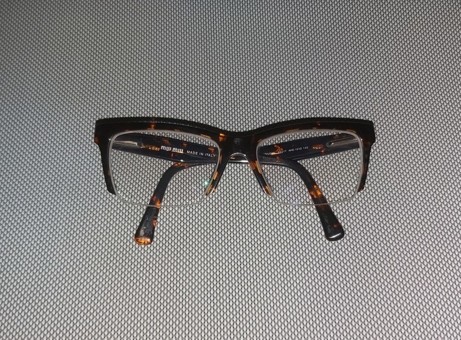 Okulary korekcyjne Miu Miu oprawki ciemne