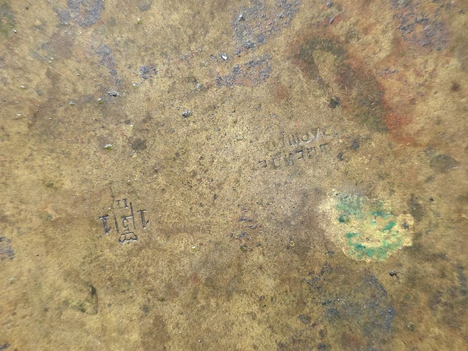 Szalki mosiężne do wagi 5kg Carski Lejba Sznejder 1911r.