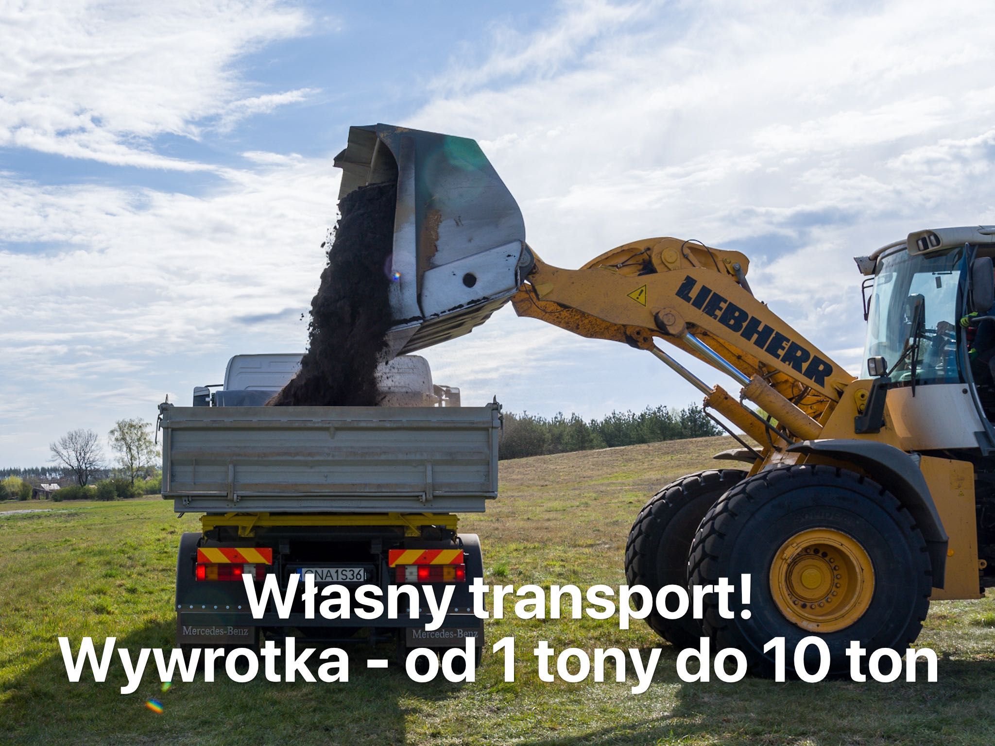 CZARNOZIEM, ZIEMIA OGRODOWA. Własna produkcja i transport!