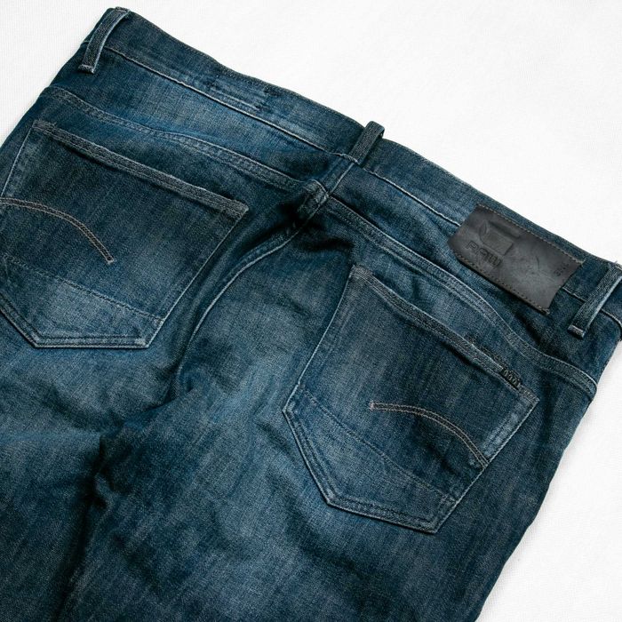 G-star Raw 3301 slim 38/34us spodnie jeansowe ciemny niebieski