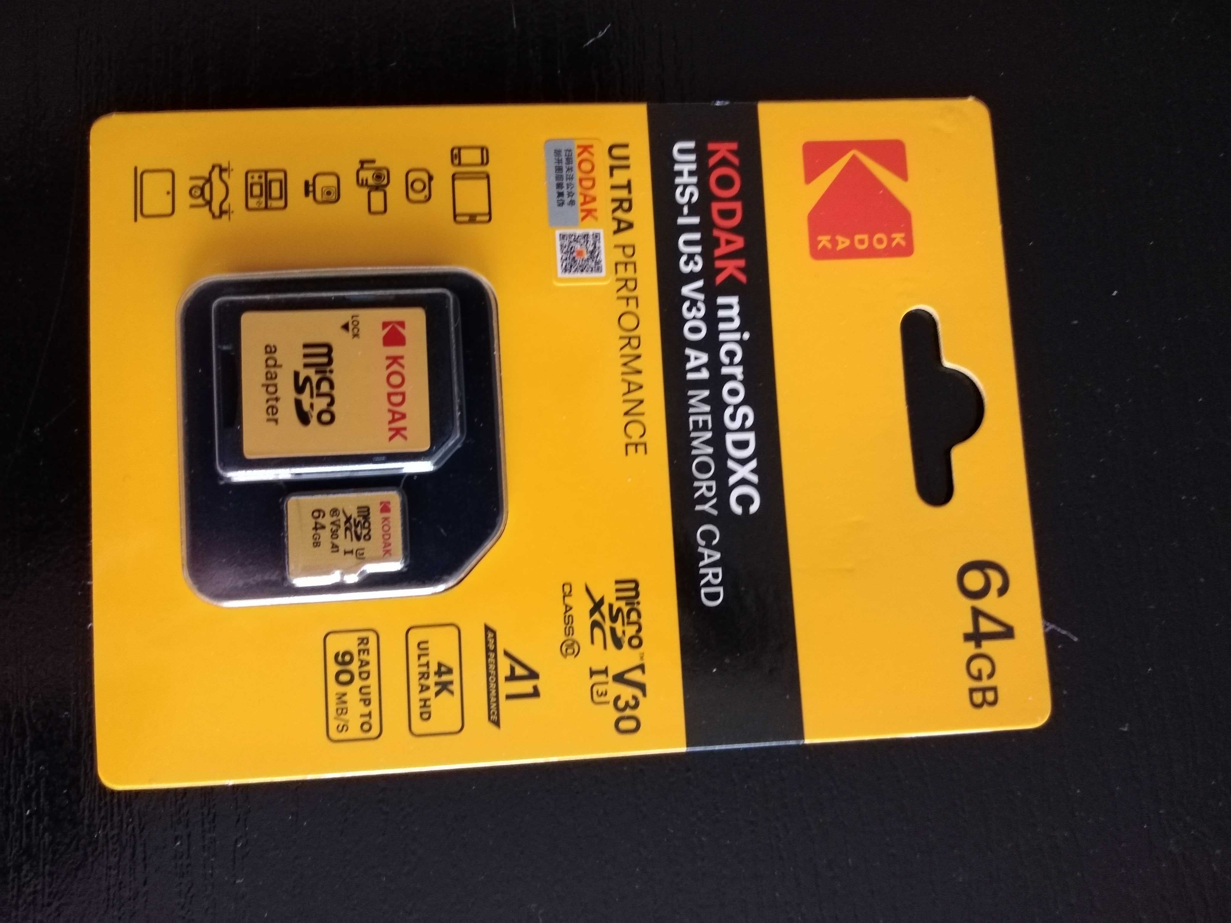 Karta pamięci micro SDXC, 64GB KODAK