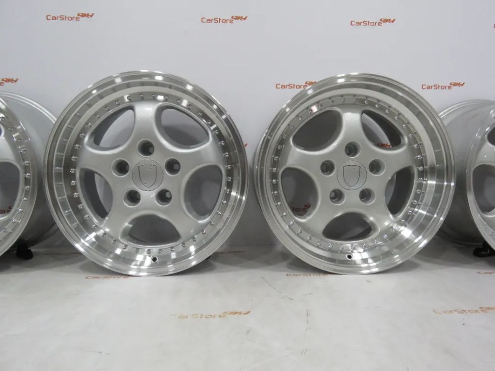 Jantes Porsche 18'' 8 et 50 + 9.5 et 50 5x130 Silver