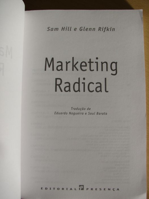 Marketing Radical de Sam Hill e Glenn Rifkin