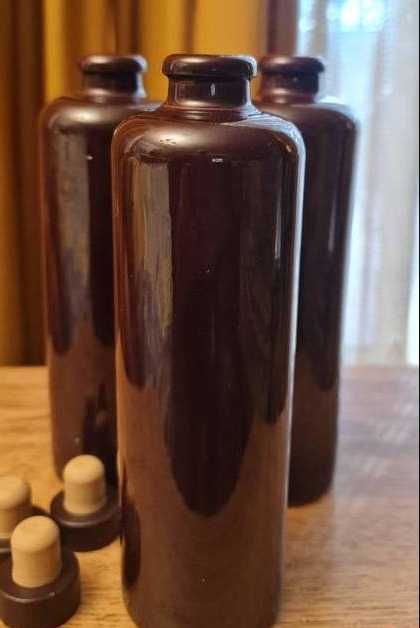 Butelka ceramiczna z gliny 0,5l