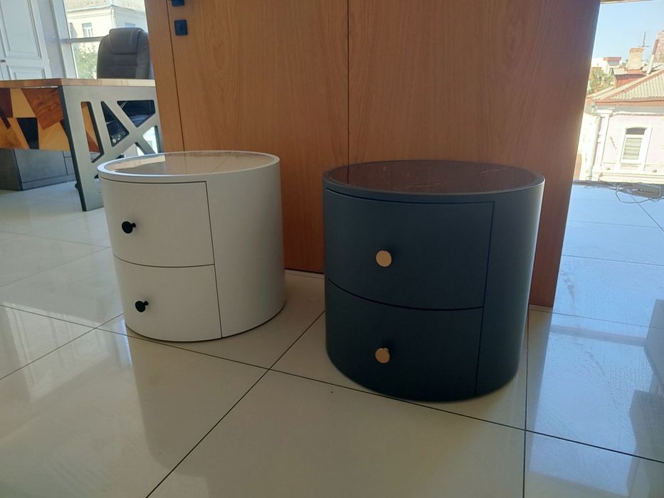 Круглая прикроватная тумба