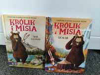 2 książki dla dzieci Królik i Misia