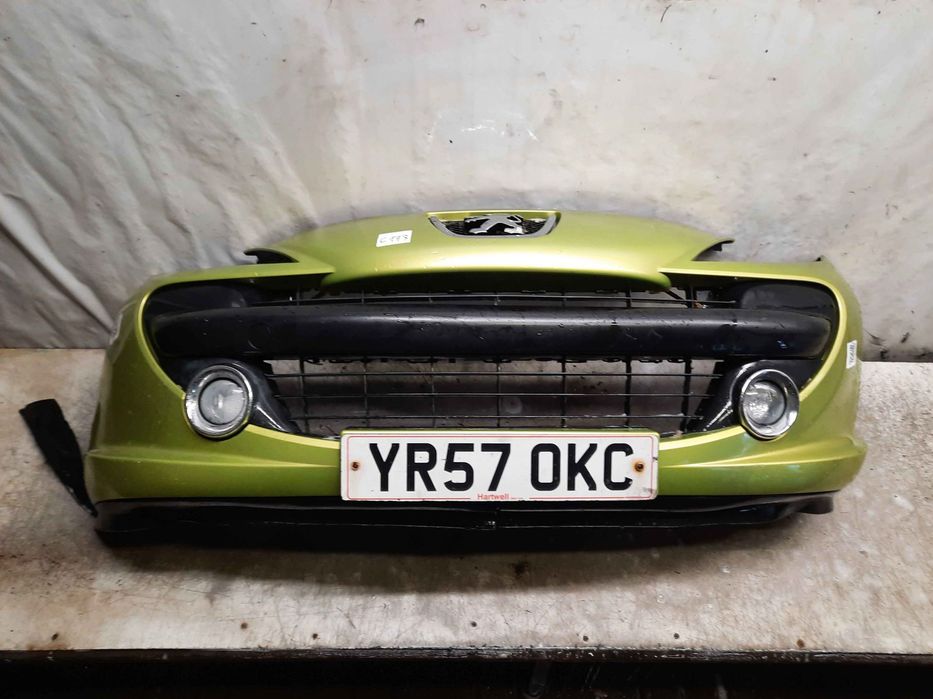 ^ ZDERZAK PRZÓD PRZEDNI DO PEUGEOT 207 URBAN MOVE KAR ŻÓŁTY HALOGENY