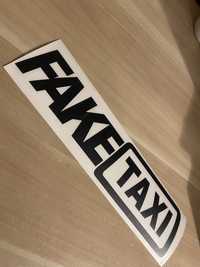 Naklejka Fake Taxi 25x6cm