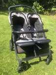 Wózek bliźniaczy Peg Perego + gondolki