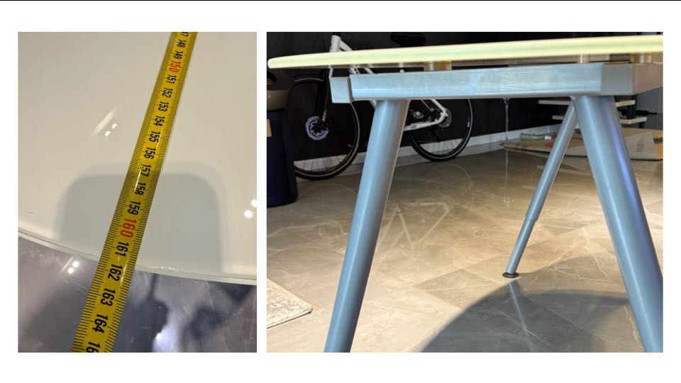 Ikea stół szklany 160x80
