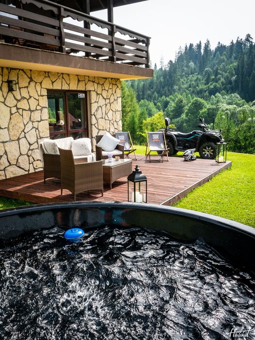 Domek w górach z jacuzzi