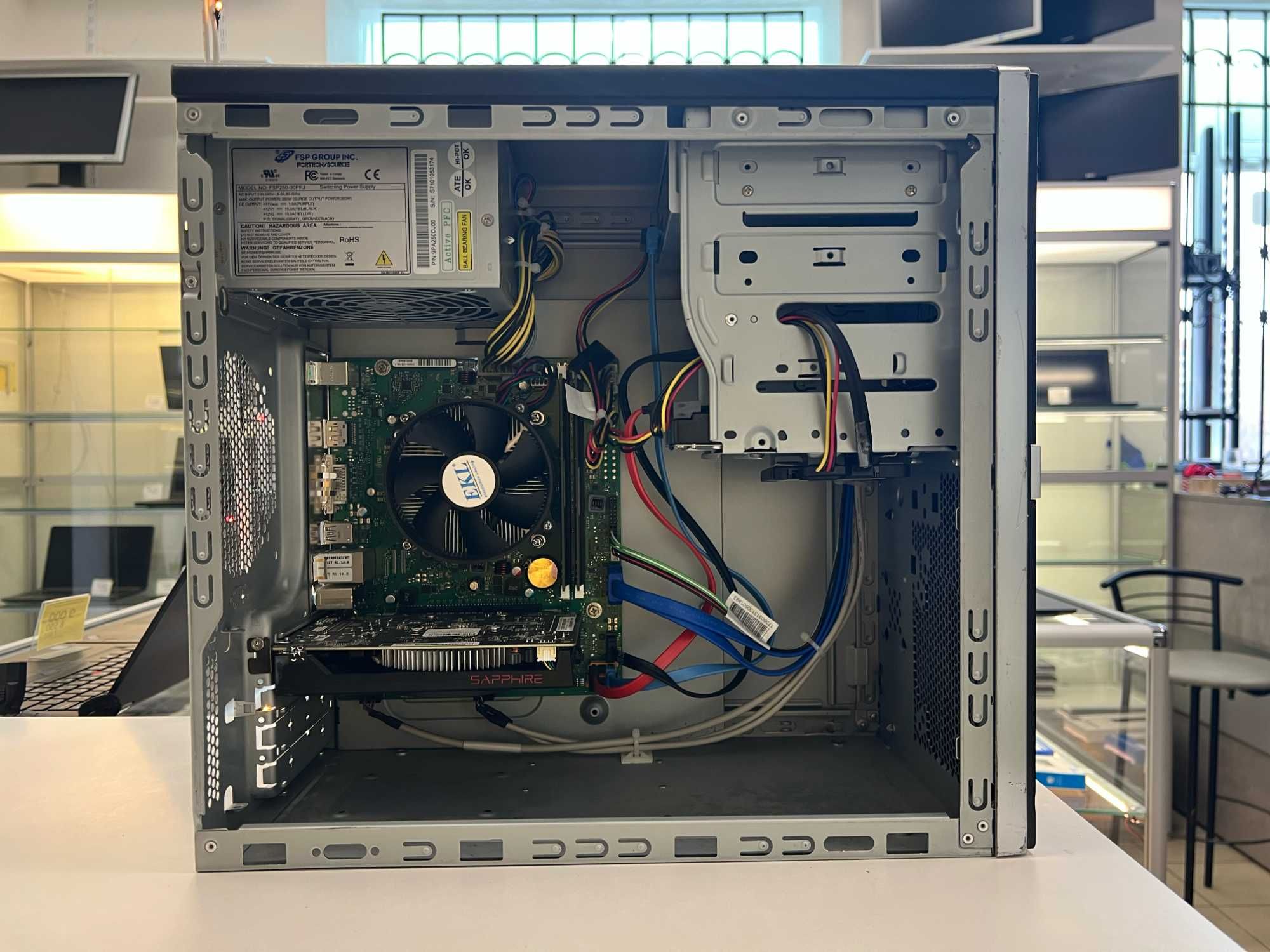 Бюджетний Ігровий! ПК Core i3-7100/RAM 8/SSD 120/HDD 500/RX 550 4GB