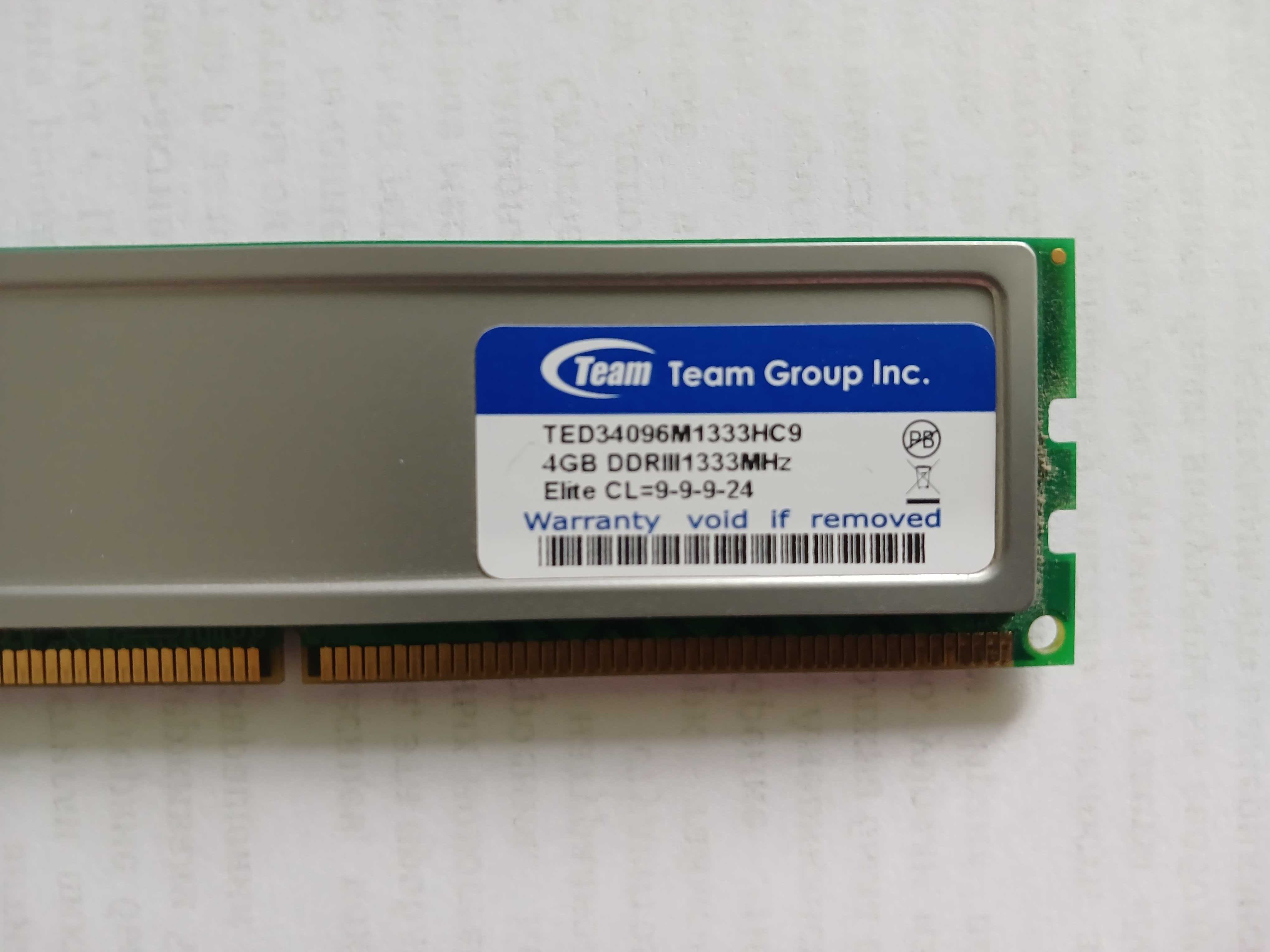 Пам'ять Team Elite DDR3 4 Gb