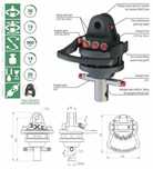 Rotator hydrauliczny FORMIKO FHR3.0L 3 tonowy do HDS żurawia
