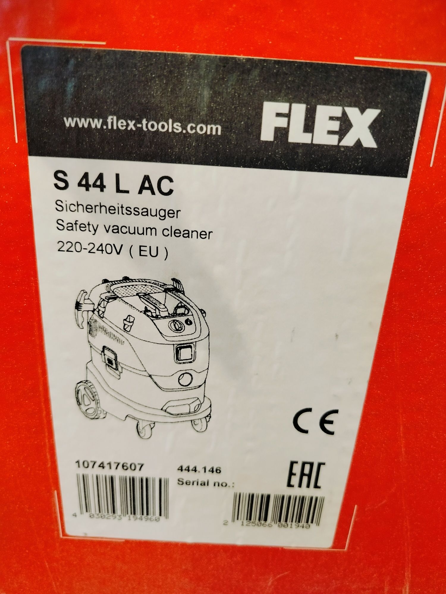 Odkurzacz Flex S 44 L AC odkurzacz do gipsu