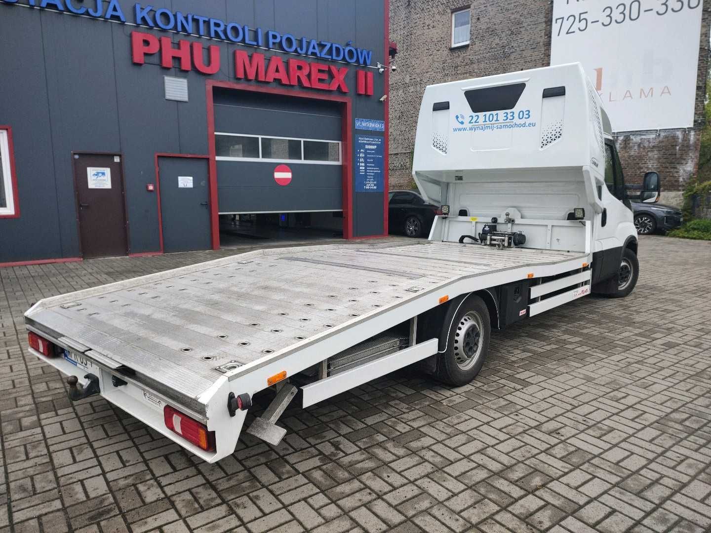 Wynajem Iveco Daily kat. B Autolaweta/Laweta/Hak/Sypialka ŚLĄSK