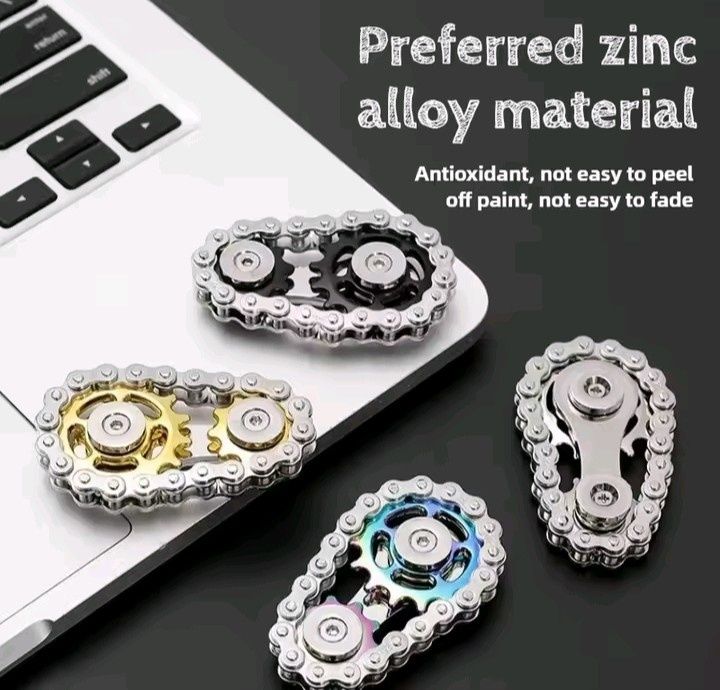 Premium Metal Fidget Spinner – Smooth, Silent, Anti-Stress Desk Toy