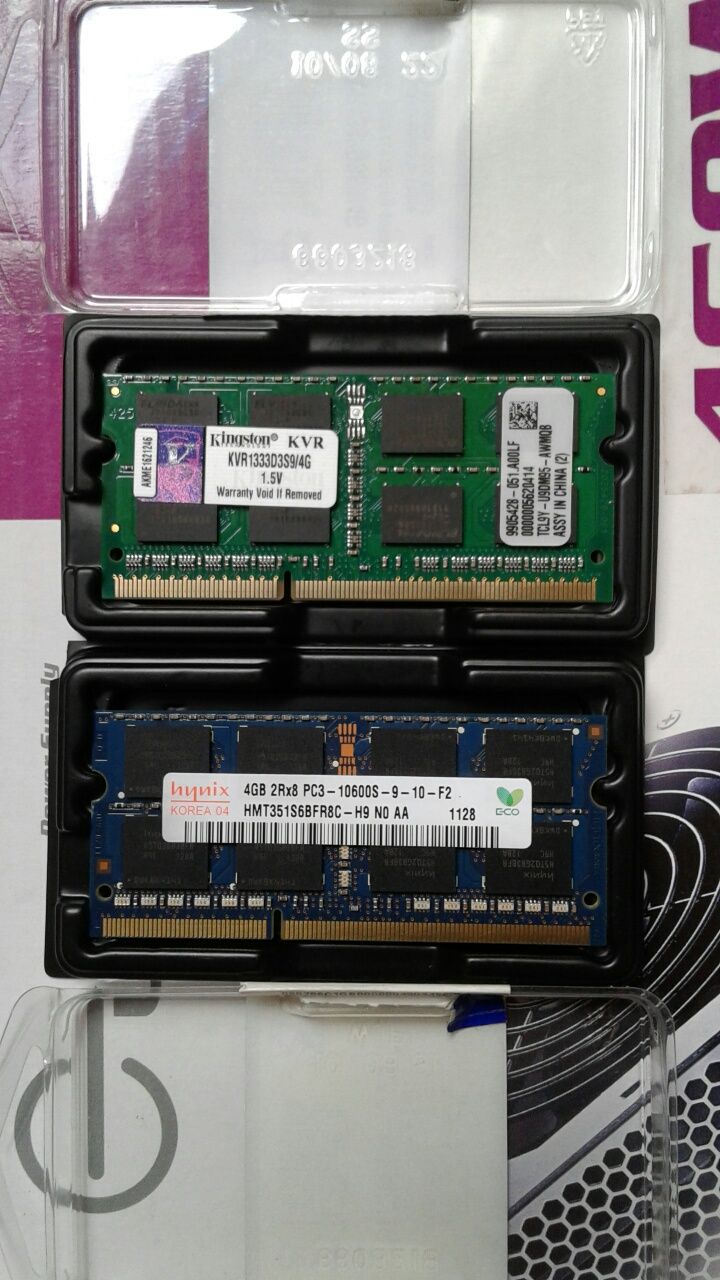 Vendo Memórias RAM P/Portátil DDR3 4G